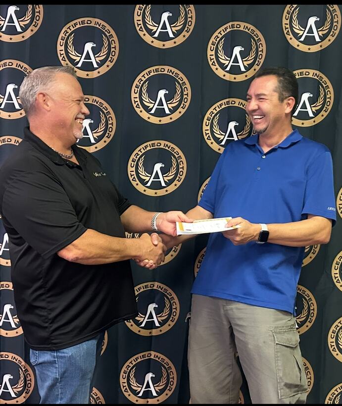 Recognizing new ATI Certified Inspectors