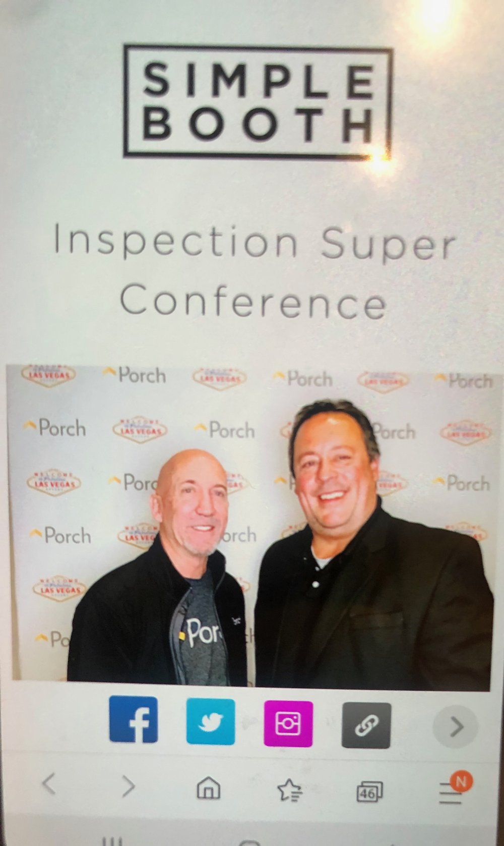 With Kevin O'Malley at the Inspection Super Conference